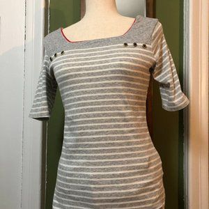 NAUTICA XS gray&white